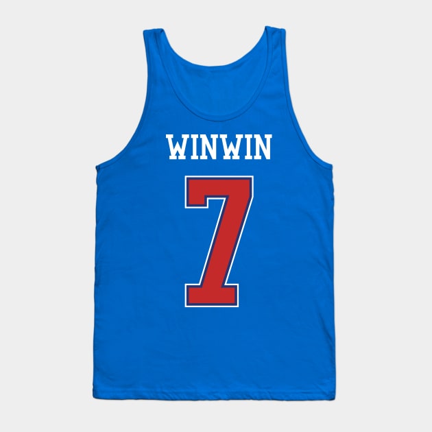 Winwin's hockey jersey - 90's love (NCT) Tank Top by Duckieshop